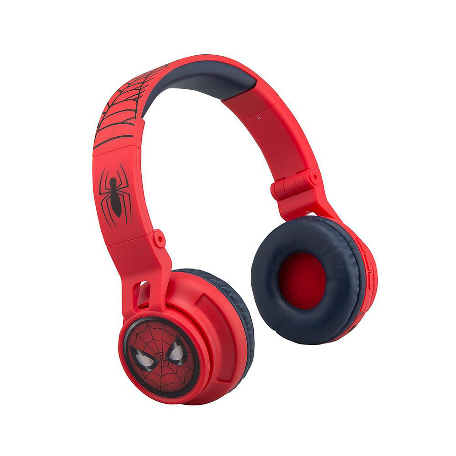 Audífonos Bluetooth De Lujo Spiderman Rojo 2