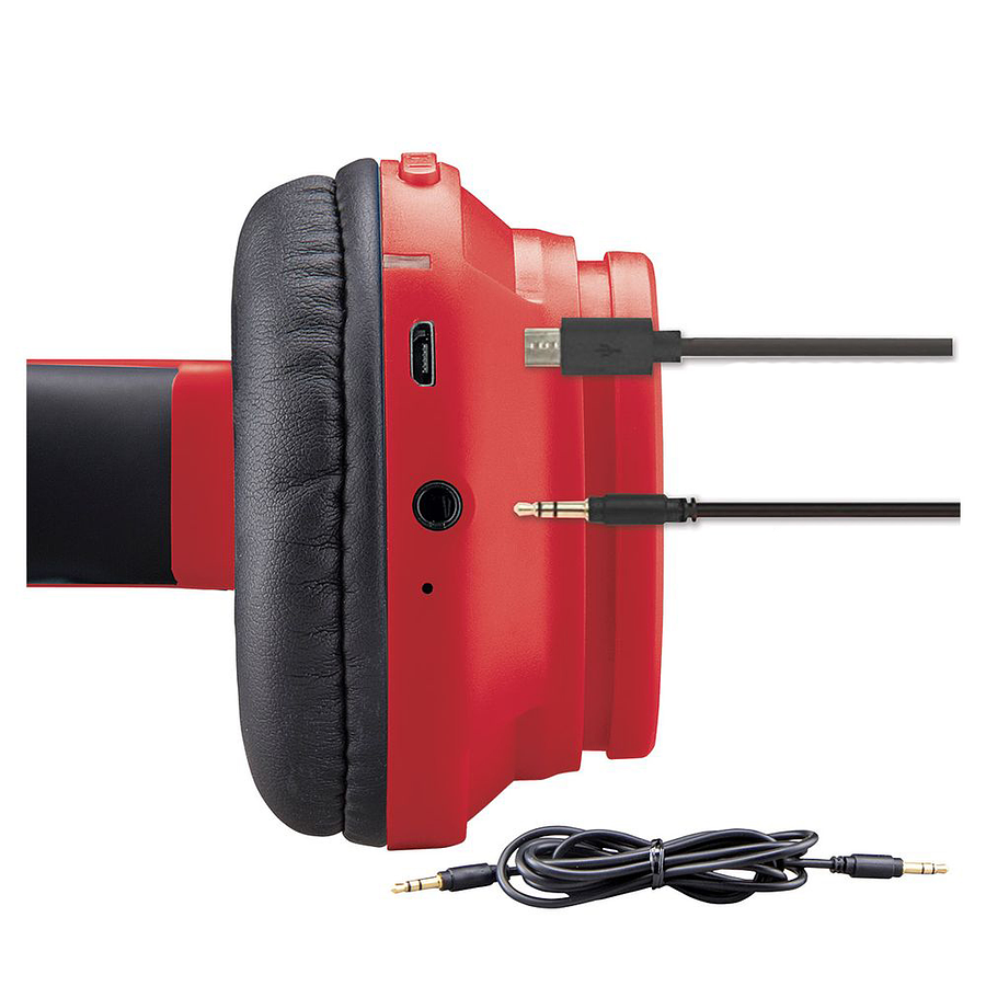 Audífonos Bluetooth De Lujo Spiderman Rojo 4