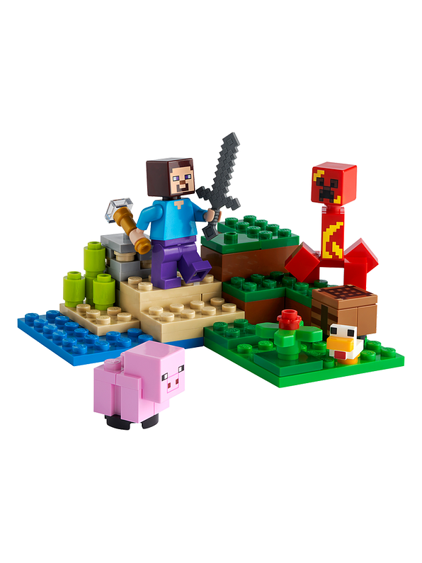 Lego Minecraft La Emboscada Del Creeper 2