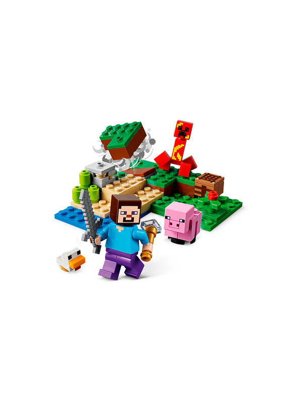 Lego Minecraft La Emboscada Del Creeper 4