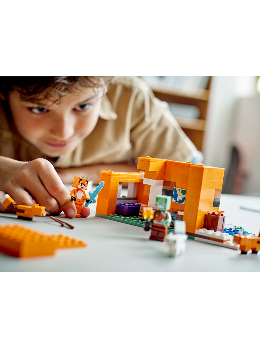 Lego Minecraft El Refugio-Zorro 6
