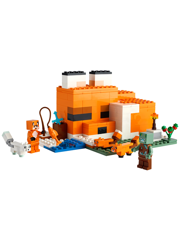 Lego Minecraft El Refugio-Zorro 2