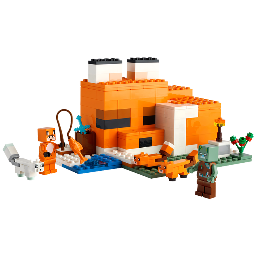Lego Minecraft El Refugio-Zorro 2