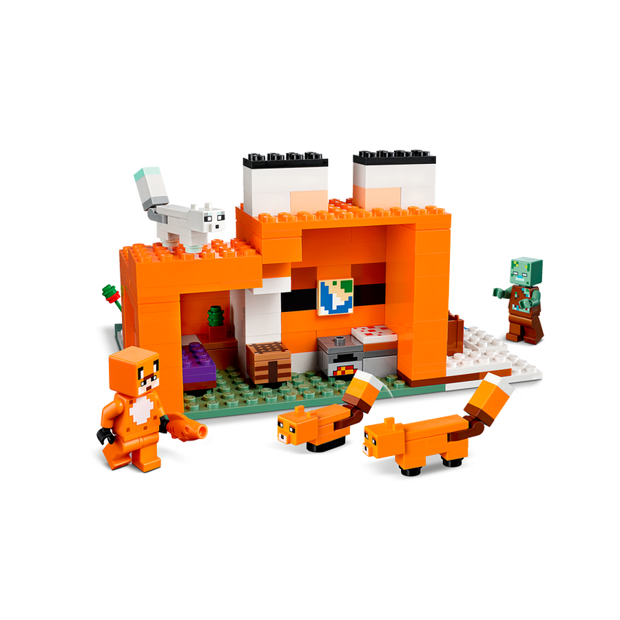 Lego Minecraft El Refugio-Zorro 3