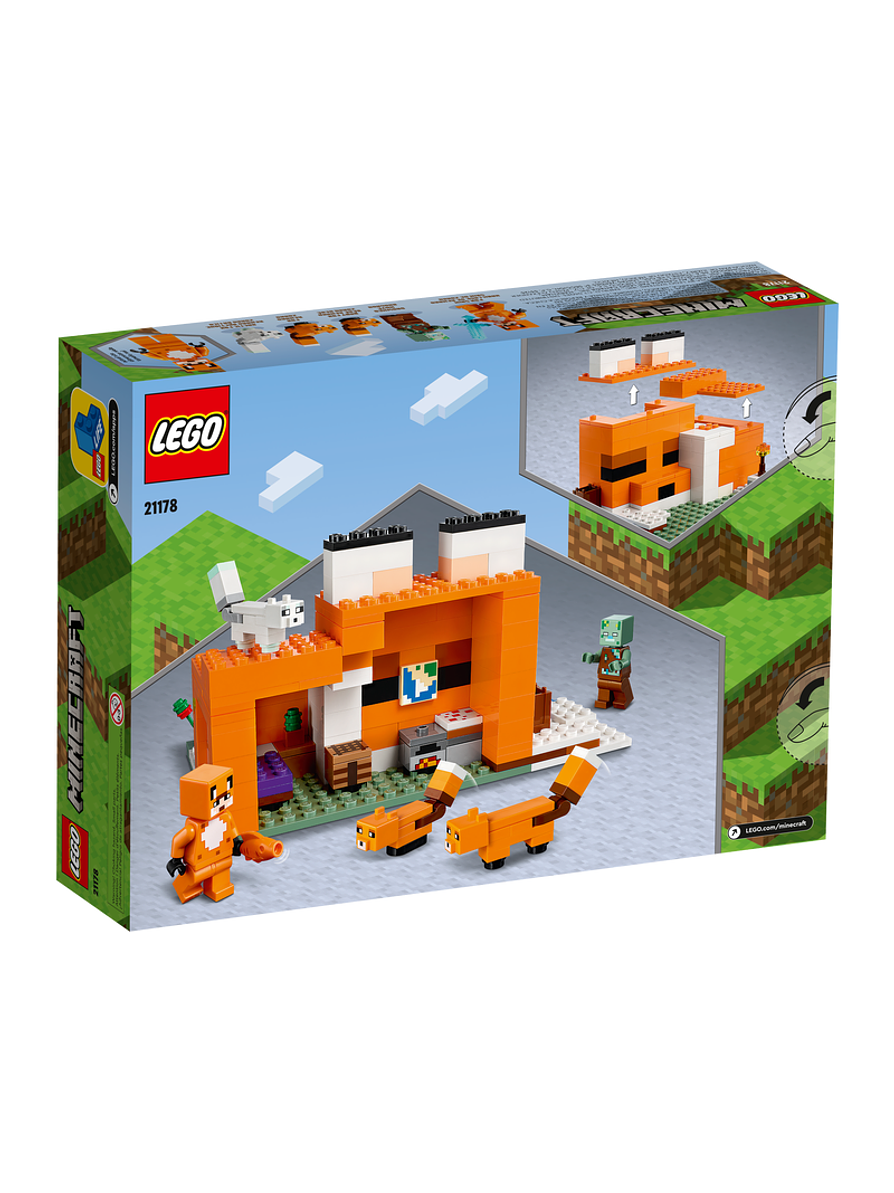 Lego Minecraft El Refugio-Zorro 5