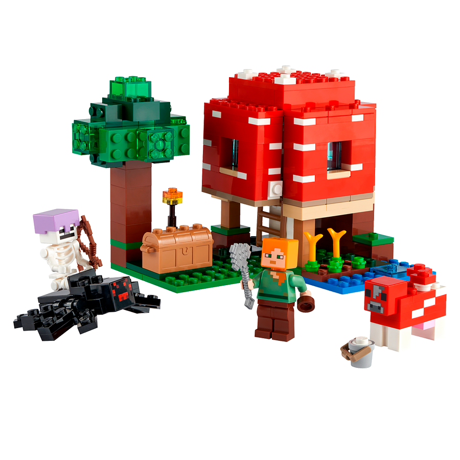 Lego Minecraft La Casa-Champiñón 3