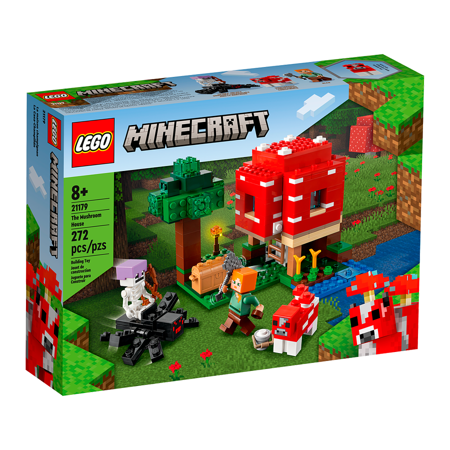 Lego Minecraft La Casa-Champiñón 1