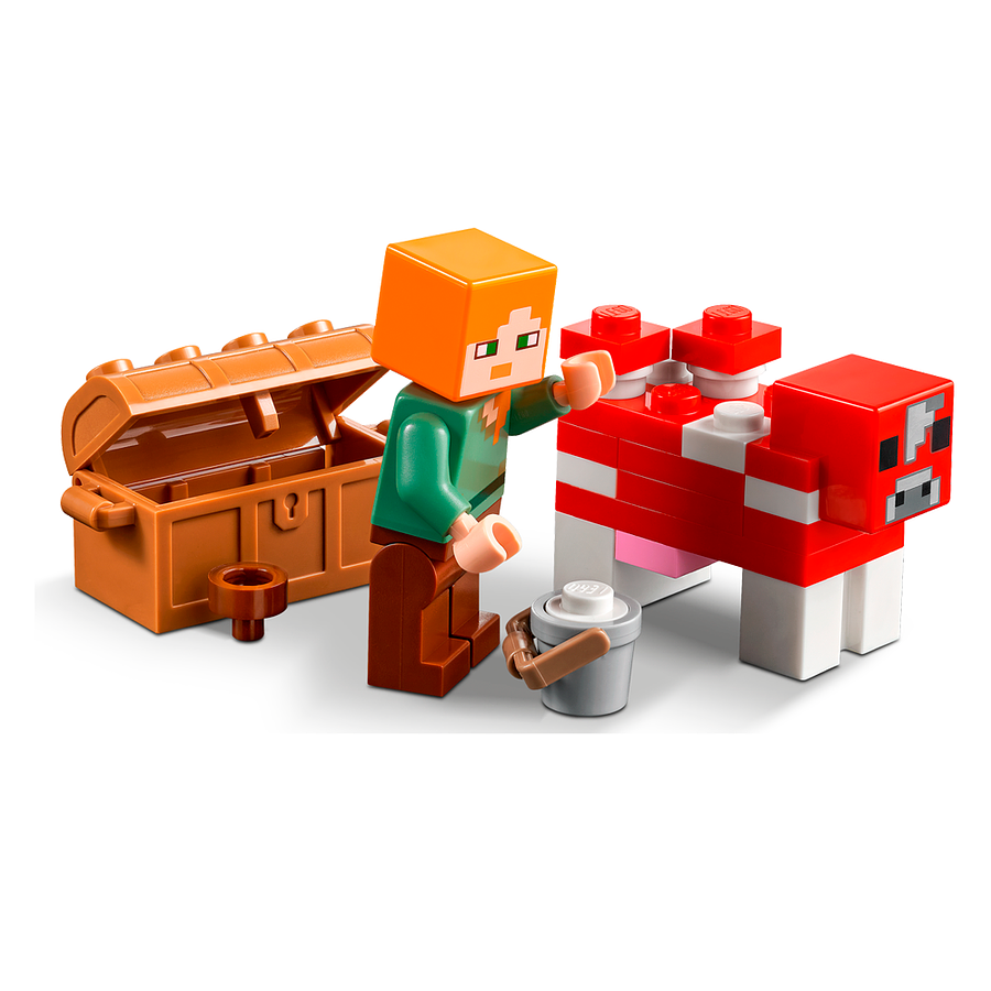 Lego Minecraft La Casa-Champiñón 4
