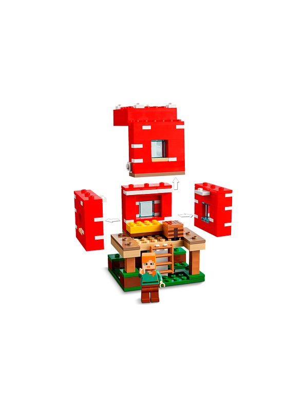 Lego Minecraft La Casa-Champiñón 5