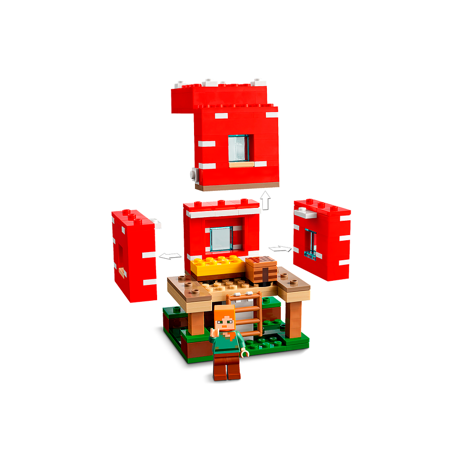 Lego Minecraft La Casa-Champiñón 5