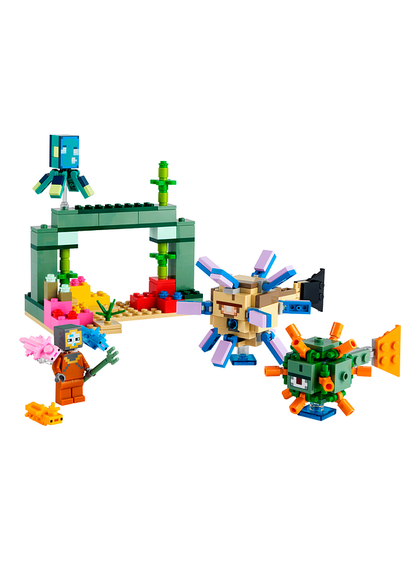 Lego Minecraft La Batalla contra el Guardián 3