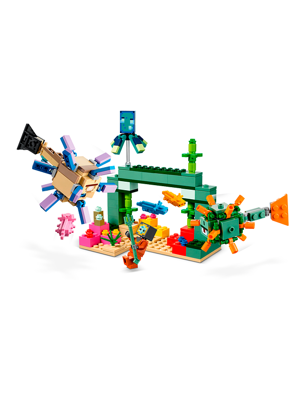 Lego Minecraft La Batalla contra el Guardián 2