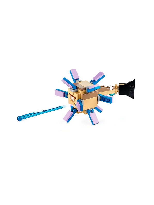 Lego Minecraft La Batalla contra el Guardián 6