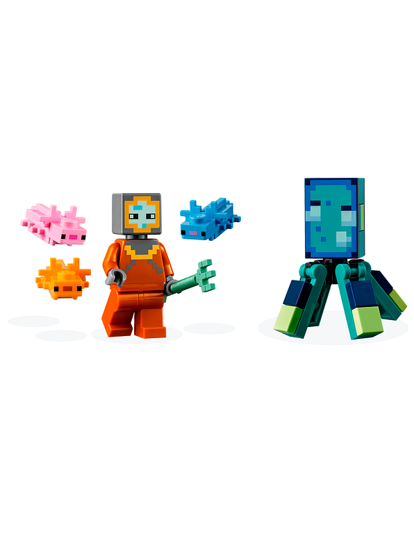 Lego Minecraft La Batalla contra el Guardián 7