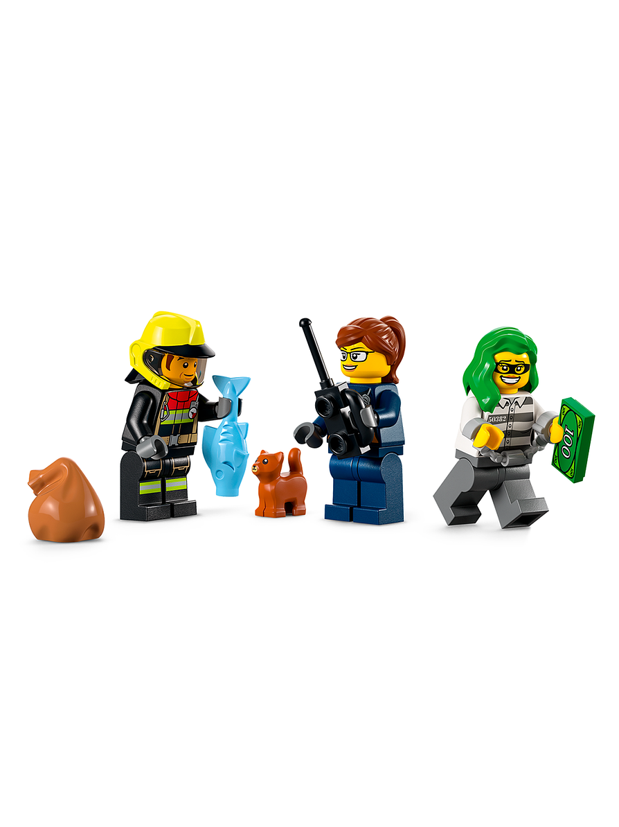 Lego City Rescate de Bomberos Y Persecución Policial 3