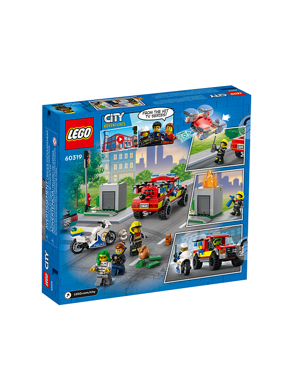 Lego City Rescate de Bomberos Y Persecución Policial 7