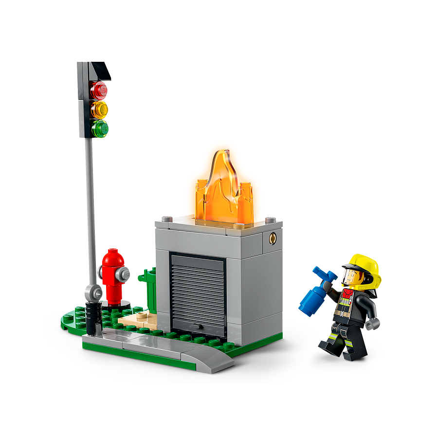 Lego City Rescate de Bomberos Y Persecución Policial 6