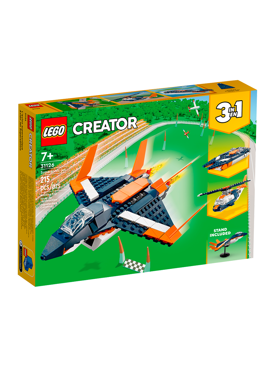 Lego Creator 3 En 1 Reactor Supersónico 1