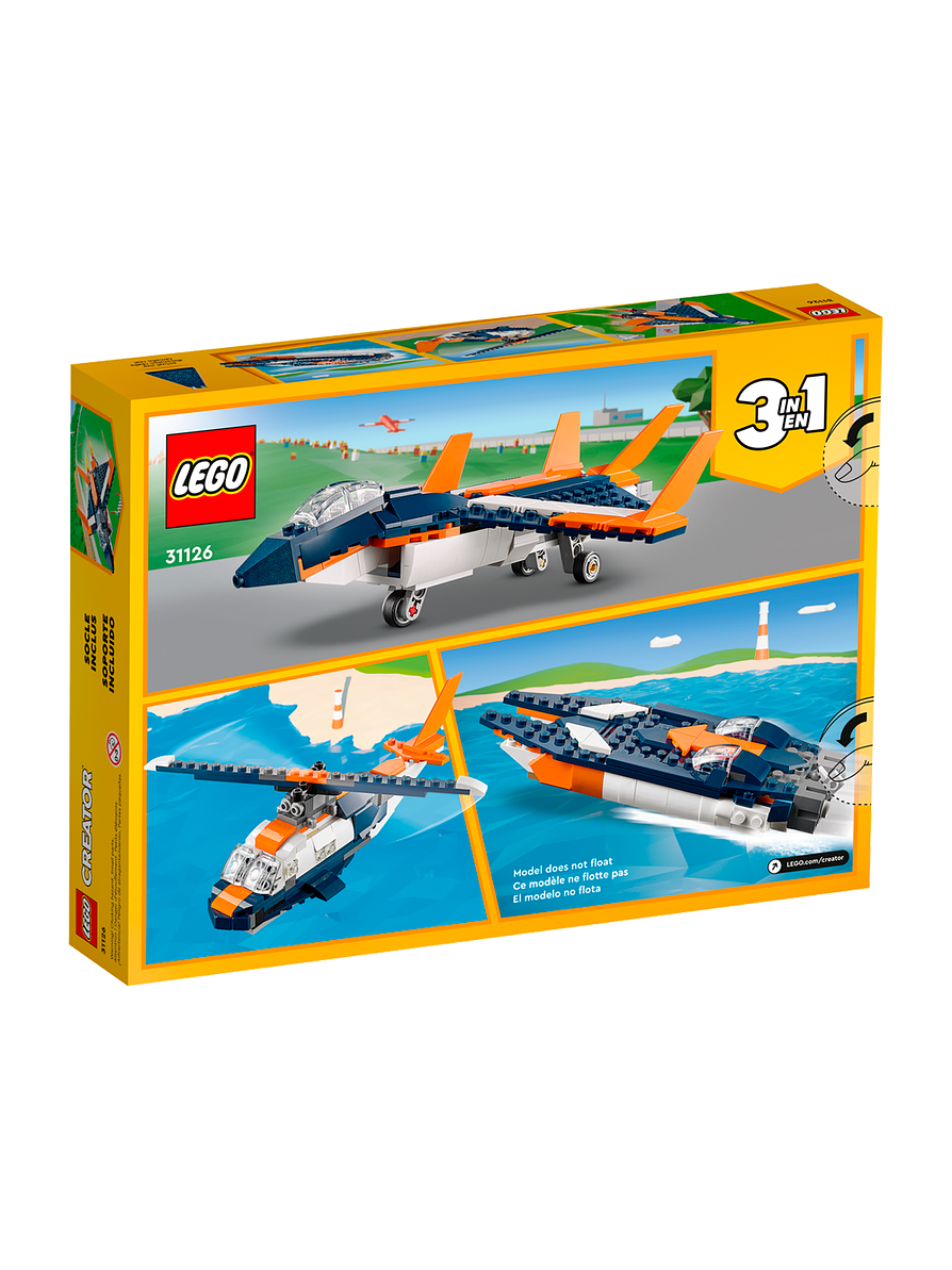 Lego Creator 3 En 1 Reactor Supersónico 8