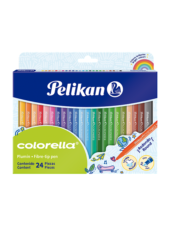 Plumón Colorella Pelikan x 24 Unidades 1