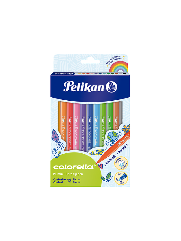 Plumón Colorella Star Pelikan x 12 Unidades 1