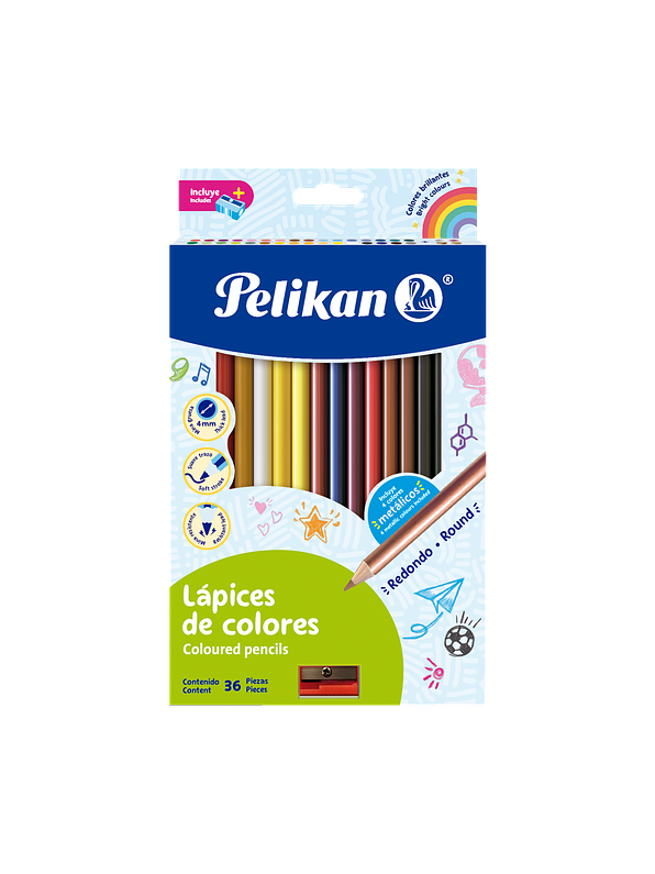 Colores Pelikan largos x 36 Unidades 1