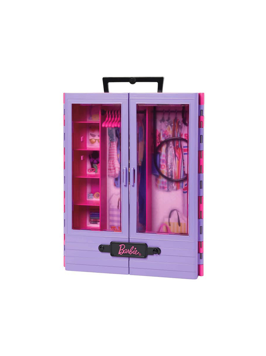 Barbie Fashionista Armario Portátil Con Muñeca 5