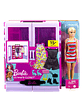 Barbie Fashionista Armario Portátil Con Muñeca - Miniatura 2