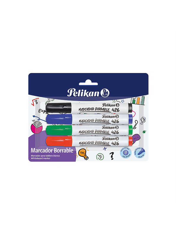 Marcadores Borrables Pelikan 426 X 4 Unidades 1