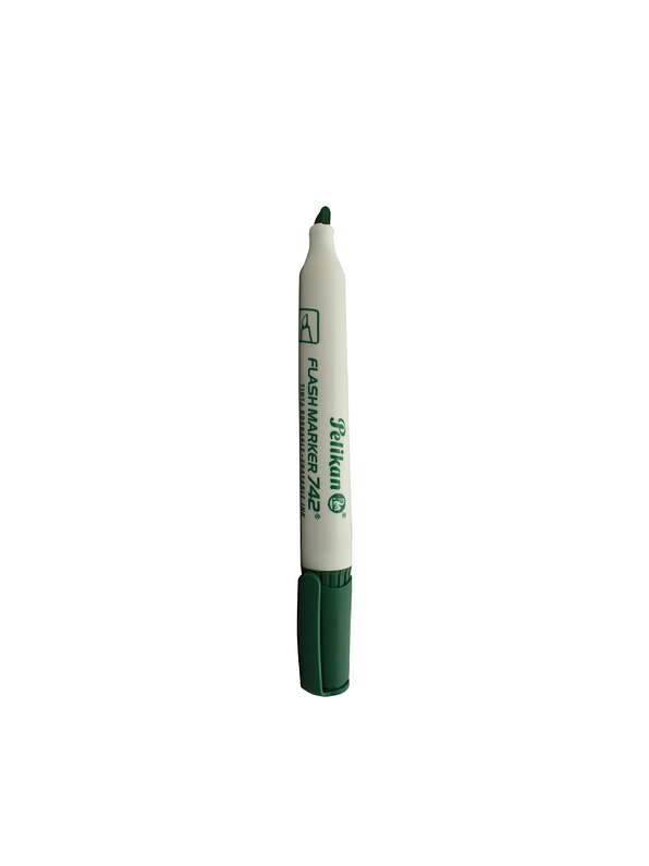 Marcador Flash Pelikan Recargable 742 Verde 1