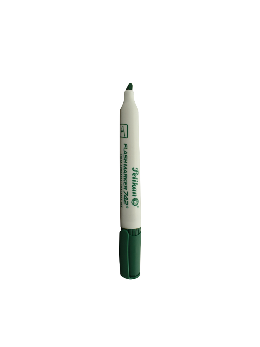 Marcador Flash Pelikan Recargable 742 Verde 1