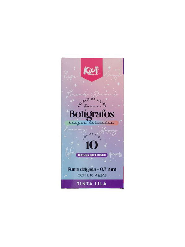 Lapicero Trazo Fino Kiut 0,7 mm X Unidad 3