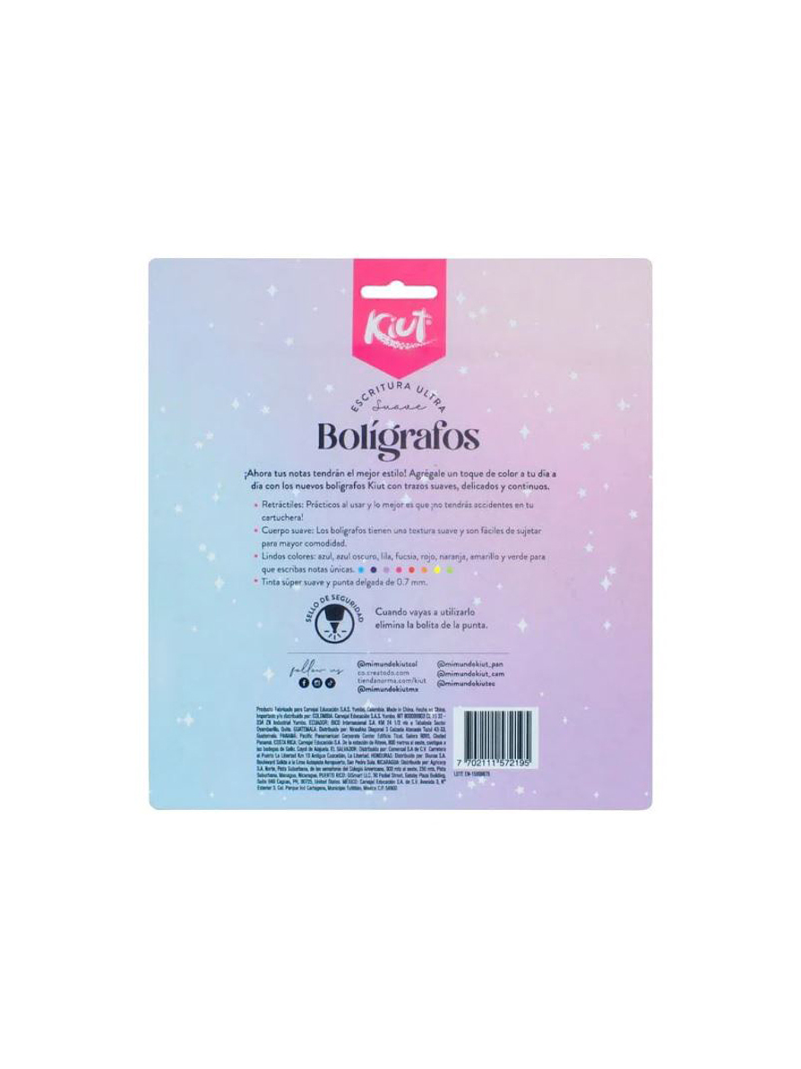 Blíster Lapiceros Kiut X 8 Unidades 3