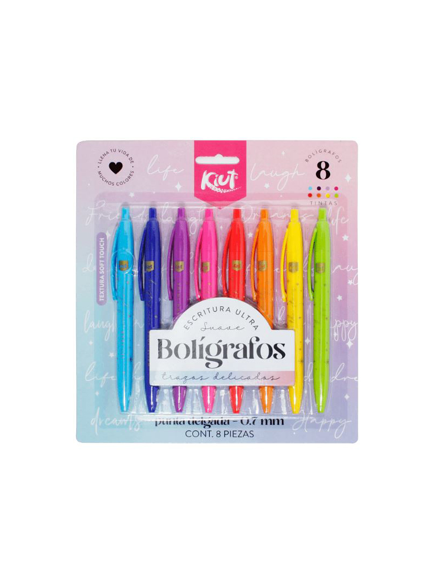 Blíster Lapiceros Kiut X 8 Unidades 1
