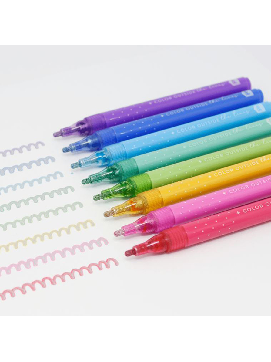 Marcadores Kiut Outliners X 8 Unidades 5