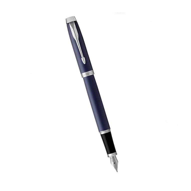 Pluma Parker Im Azul Mate Con Tapa  3