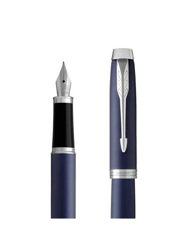 Pluma Parker Im Azul Mate Con Tapa  5