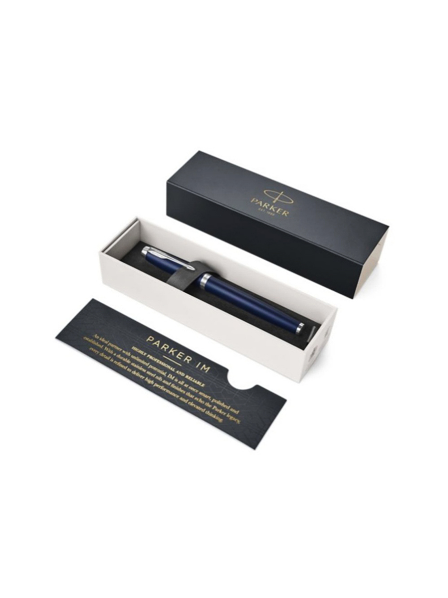 Pluma Parker Im Azul Mate Con Tapa  2