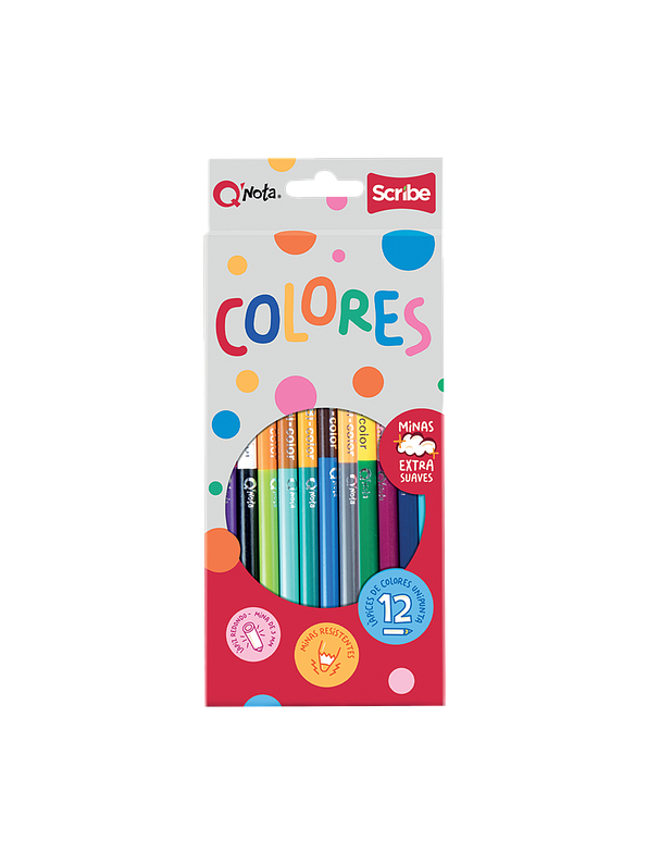 Colores Q´Nota Unipunta x 12 Unidades 1