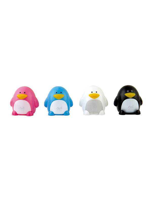 Sacapuntas Plástico Pingüino Doble  1