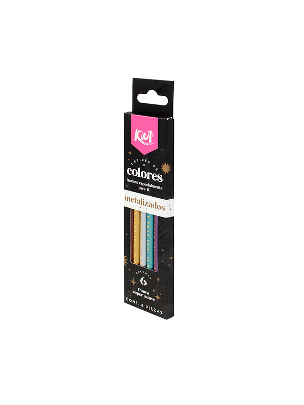 Colores Kiut Metalizados X 6 Unidades 2