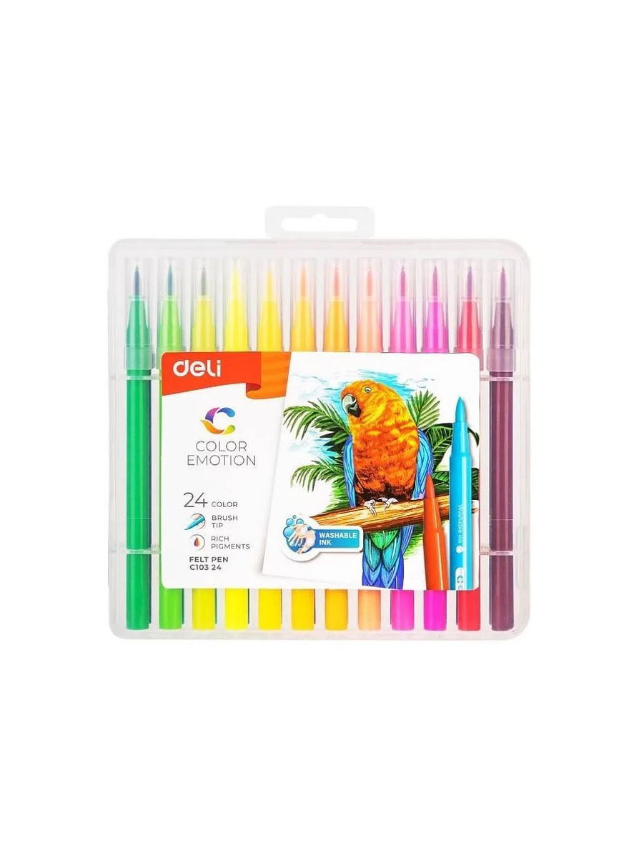 Marcadores Punta Pincel Color Emotion X 24 Unidades 1