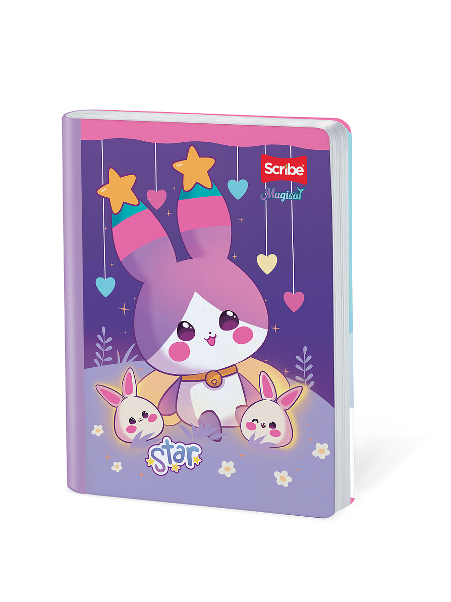 Cuaderno Cosido Magical 100 Hojas Doble Línea 2