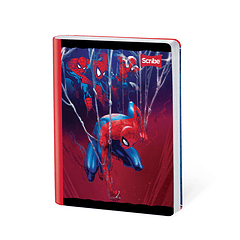 Cuaderno Cosido Spiderman 50 Hojas Cuadros 