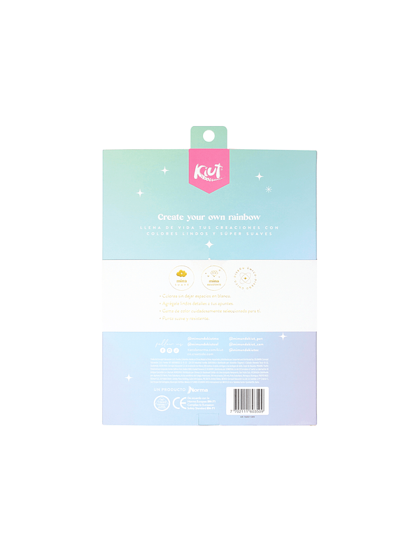 Colores Kiut Punta Suave X 15 Unidades 2