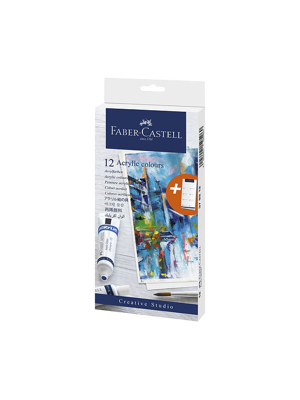 Acrílicos Faber-Castell Tubos X 12 Unidades 1
