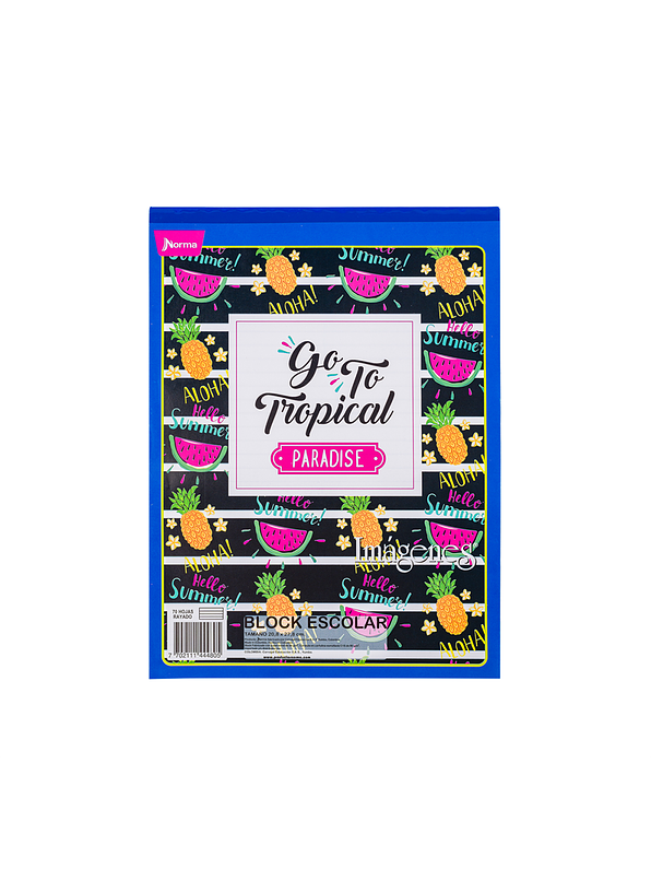 Block Oficio Cuadros Imágenes X 70 Hojas 1