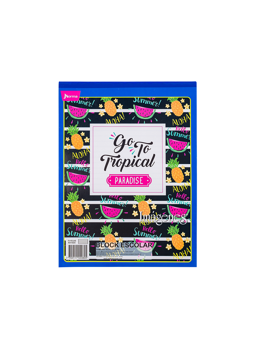 Block Oficio Cuadros Imágenes X 70 Hojas 1