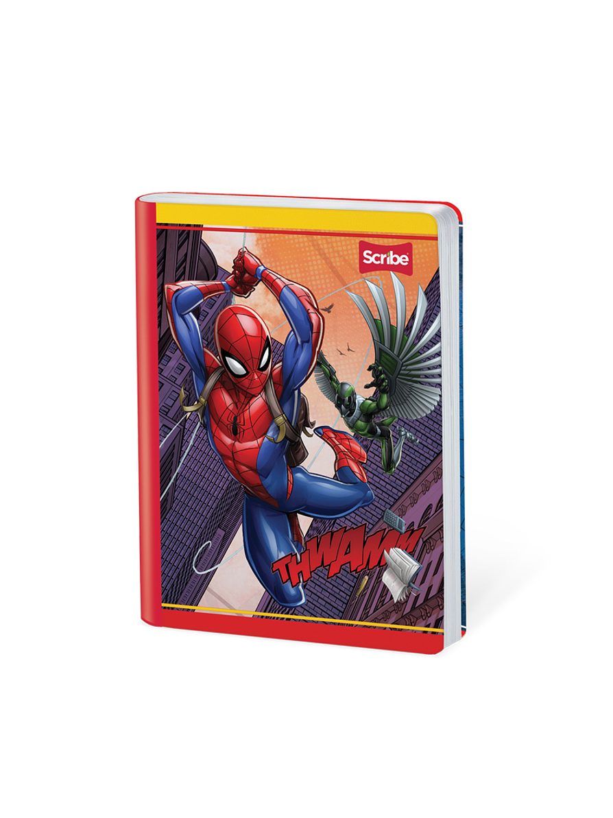 Cuaderno Cosido Spiderman 100 Hojas Doble Línea  1