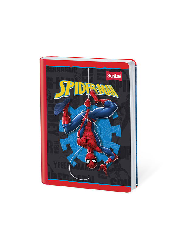 Cuaderno Cosido Spiderman 100 Hojas Doble Línea  2